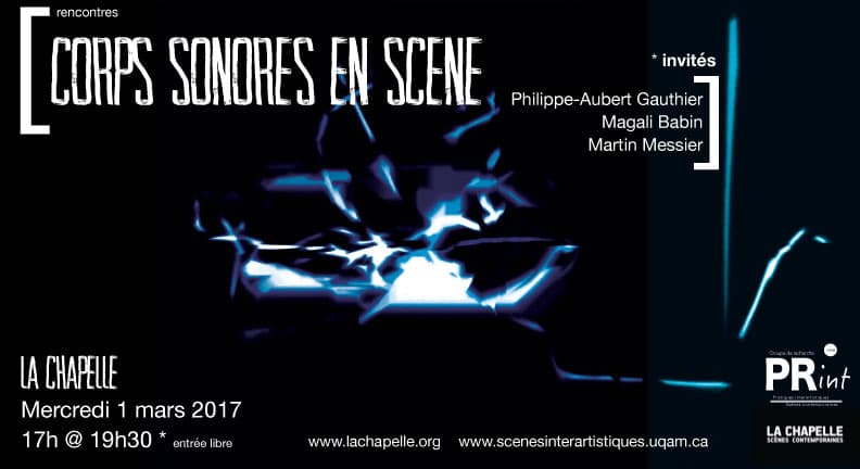 Corps sonores en scène